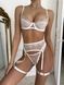 Сет білизни з мереживом М020 фото 7